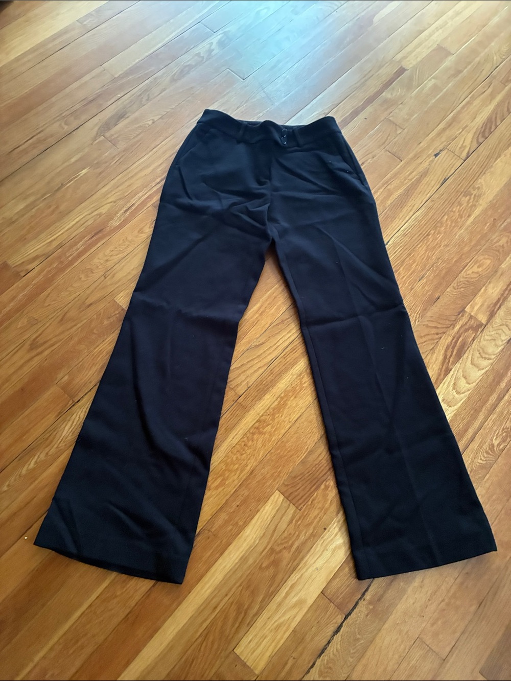 LOFT Black Boot-Cut Dress Pants